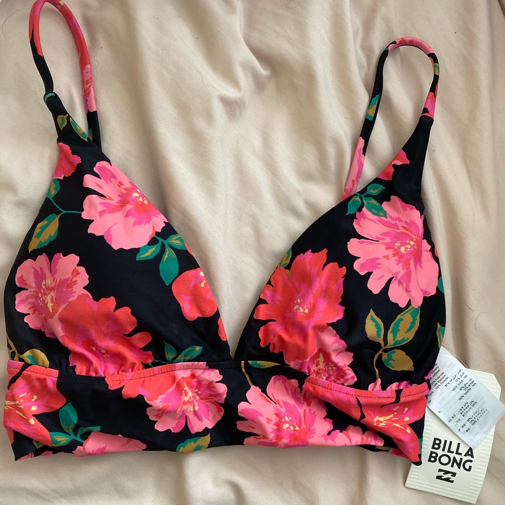 Billabong Floral Bikini Top